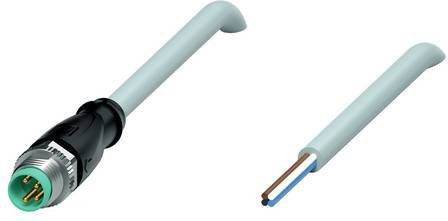 Pepperl+Fuchs 240807-0005 Sensor-Aktor-Steckverbinder konfektioniert, 4 Polzahl, grau, Länge: 3 m - Bild 1