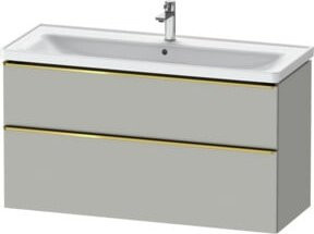 Duravit Waschtischunterschrank D-Neo in Grau Matt mit 2 Türen, B/T/H: 118,4 x 45,2 x 62,5 cm - Bild 1