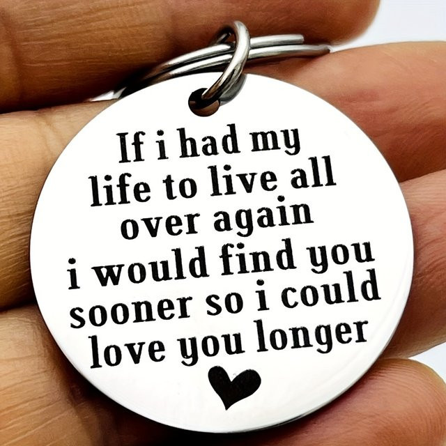 Schlüsselanhänger „If I Had My Life To Live Again“, Herren - Bild 1