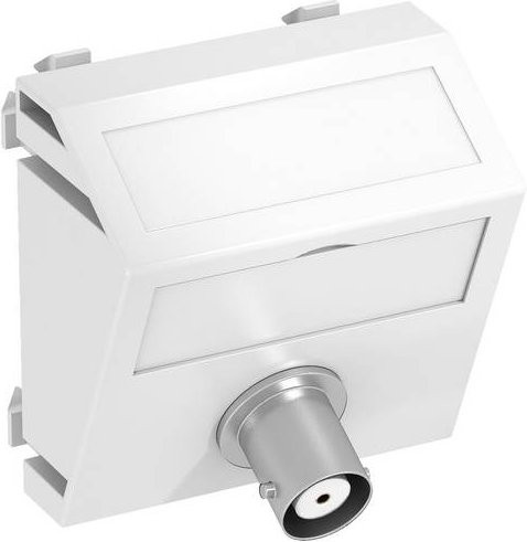OBO Bettermann Abdeckung Multimediaträger, Weiß, B/H/T: 4,5 x 4,5 x 2,6 cm - Bild 1