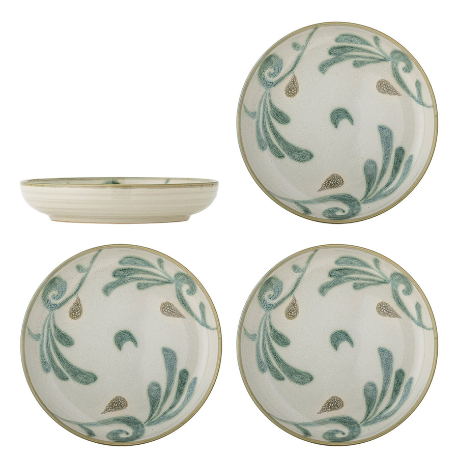 Bloomingville Tellerset Bethany aus Steingut Durchmesser: 20,5 cm - Bild 1