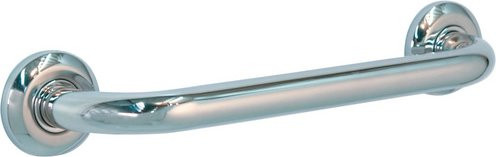 WELLWATER Wannengriff Verona aus Edelstahl in Chrom und Silber, U-Form, Wandmontage - Bild 1