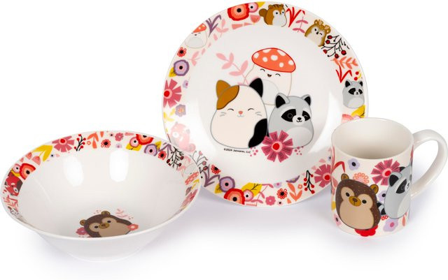 Squishmallows Frühstücksset aus Melamin in Multicolour - Bild 1