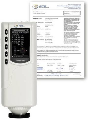 PCE Instruments PCE-CSM 5-ICA Colorimeter in Weiß mit USB-Anschluss - Bild 1