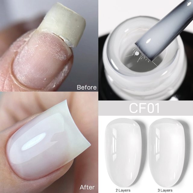 UR SUGAR Jelly White Nail Gel, 7 ml, Glänzend - Bild 1