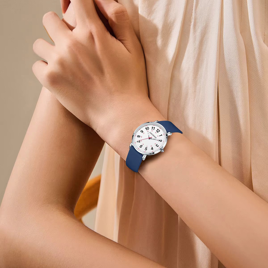 LIGE Armbanduhr, Quarz, Silikonarmband, Weiß, Damen - Bild 6