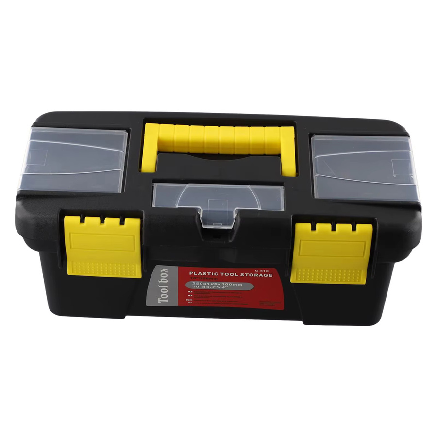VIBRATITE Aufbewahrungsbox für Schmuckwerkzeuge und Elektriker-Werkzeug, 10 Zoll, Kunststoff, Schwarz, B/T/H: 25,0 x 12,0 x 10,0 cm - Bild 3