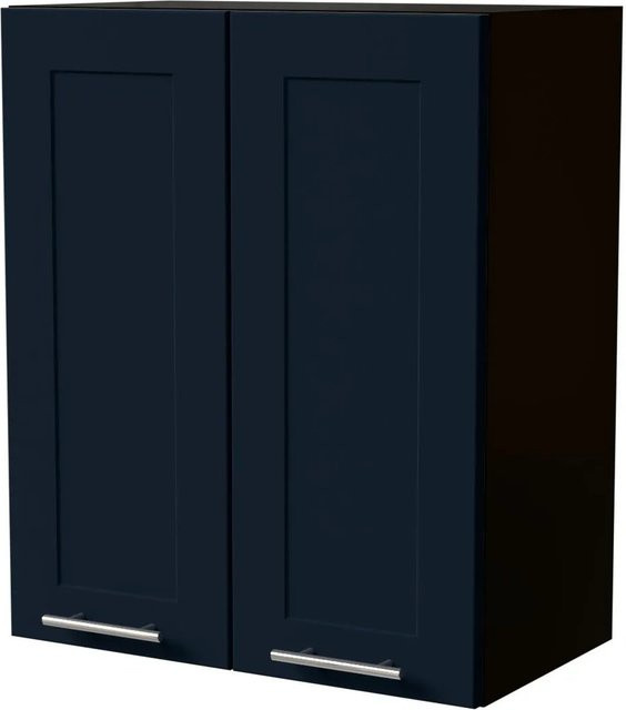 Feldmann-Wohnen Hängeschrank Oslo in Schwarz und Indigo Matt, B/T/H: 60 x 32,5 x 72 cm - Bild 1