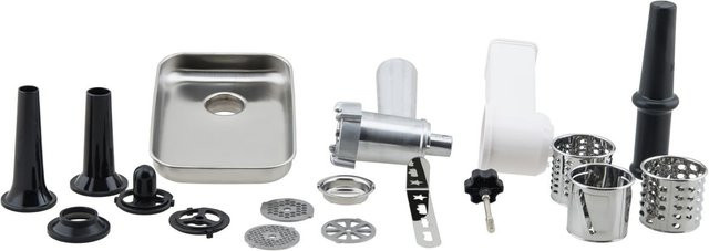 HKoenig AC6 Zubehör-Set für KM60s Küchenmaschine, 18-teilig, Silber - Bild 1
