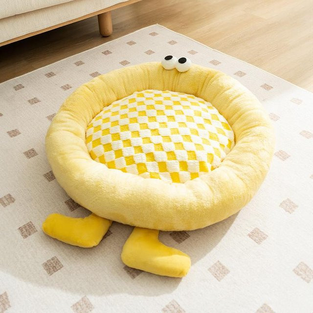 Elf Briketts Plüsch Hundehaus Schlafmatte für Herbst und Winter, Warm und Verdickt, Hundebett und Katzenbett für kleine Haustiere, Größe XS, Arktischer Samt - Bild 1
