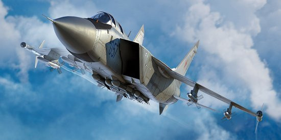 Trumpeter Russian MiG-31M Foxhound, Modellbauzeug, 1:72, Grau - Bild 1