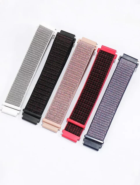 NEY Uhrenarmband Nylon, Schwarz, 20 mm, 22 mm - Bild 1