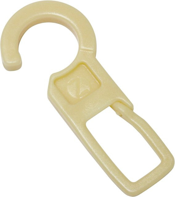 Gardinia Faltenlegehaken Lugano Kiefer in Braun und Beige, 10er Pack - Bild 1