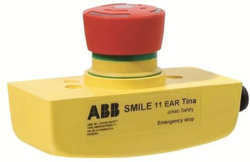 ABB SMILE 11 EAR TINA Not-Aus/Not-Halt-Taster in Gelb - Bild 1