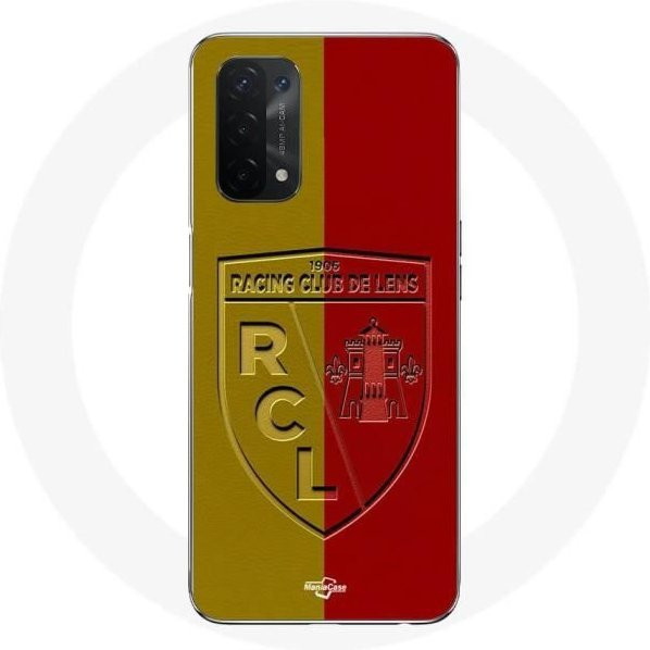 RCL Lens Handyhülle für Oppo A54 5G in Gelb und Rot mit gelbem Logo - Bild 1