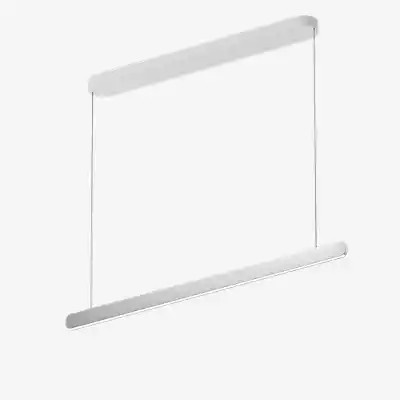 Occhio Mito Volo 100 Var Up Room LED Pendelleuchte in Silber Matt und Weiß Matt - Bild 1