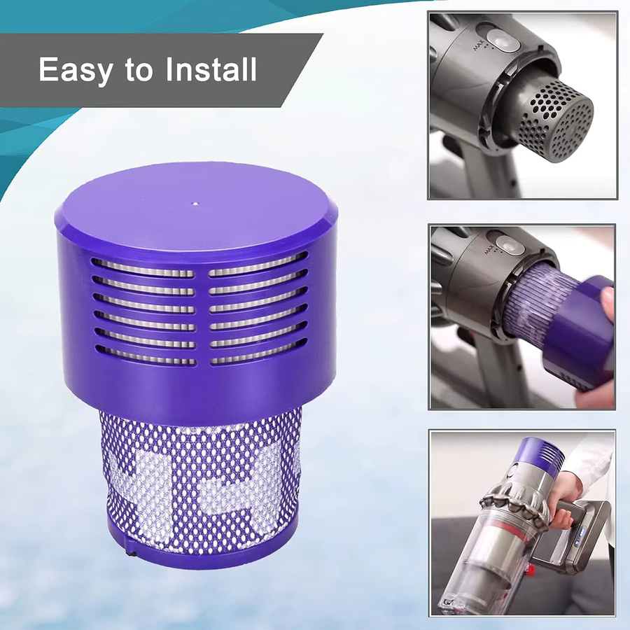 Dyson V10 SV12 Cyclone Animal Absolute Ersatz-Hepa-Filter in Lila - Bild 4