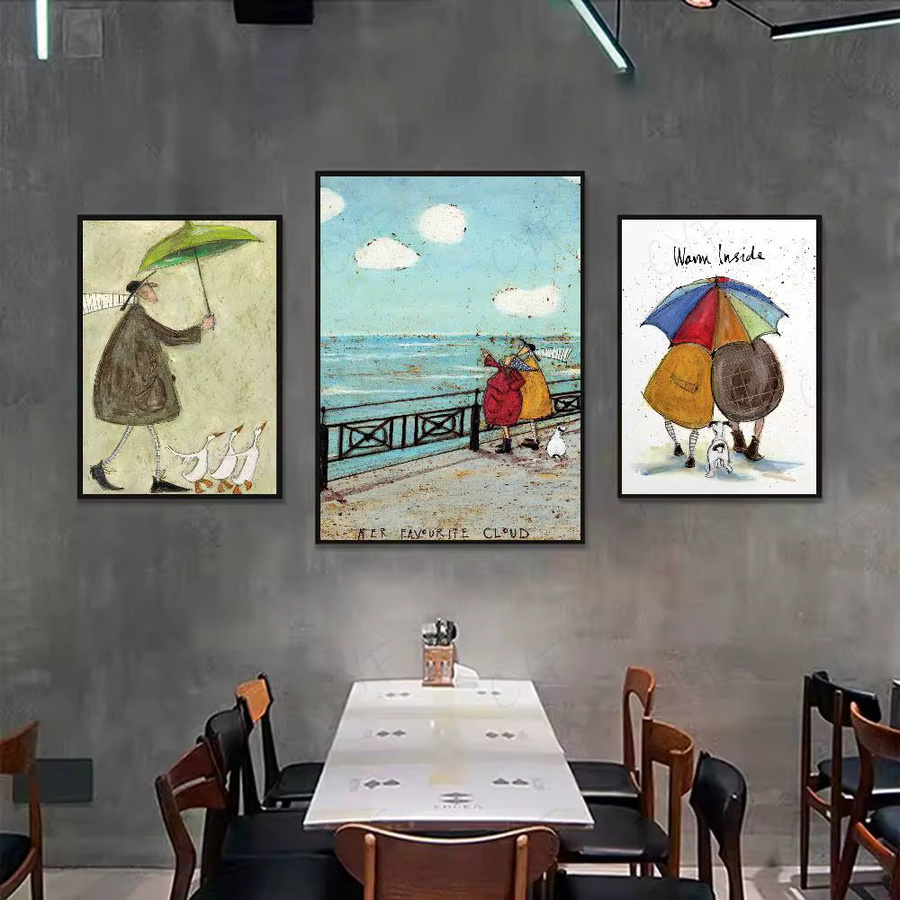 S-Sam T-toft Kunstposter als Papierdruck für deine Dekoration im Wohnzimmer oder Café - Bild 4
