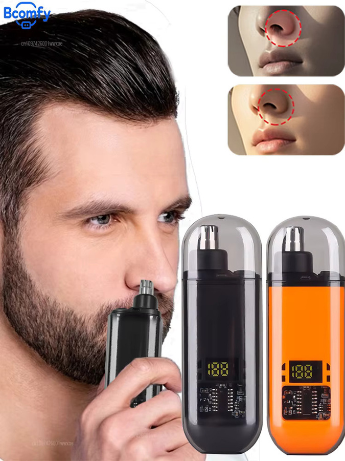 peicon Nasen- und Ohrhaarschneider, 2-in-1, schwarz, Herren - Bild 7