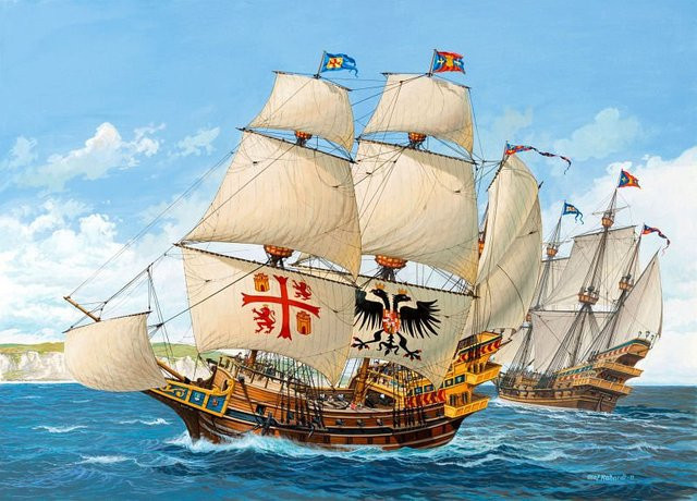 Revell Spanische Galleone, Modellbausatz, 1:96 - Bild 5