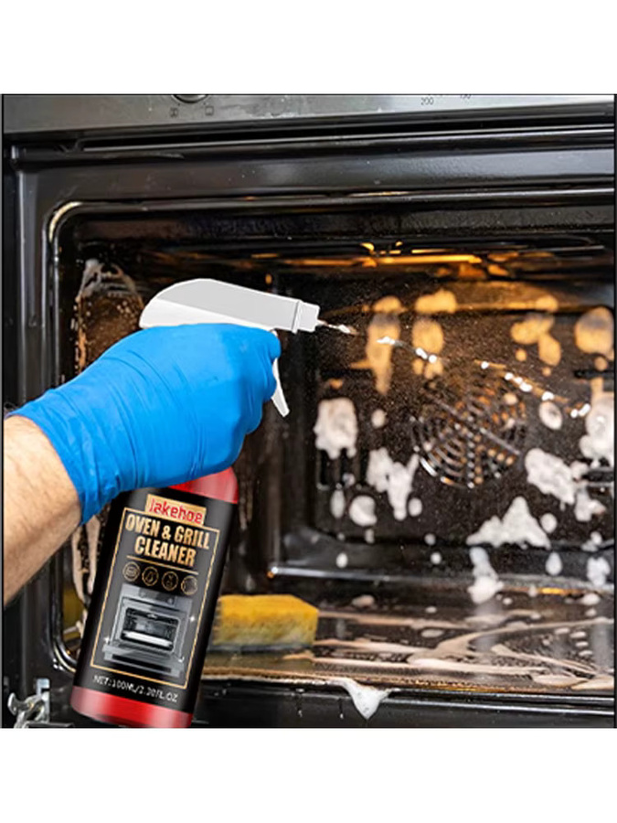 JAKEHOE Öfen Reinigungsschaum Spray Allzweckreiniger für Herd, Grill und Küchengeräte zur Entfernung von Ölflecken - Bild 7