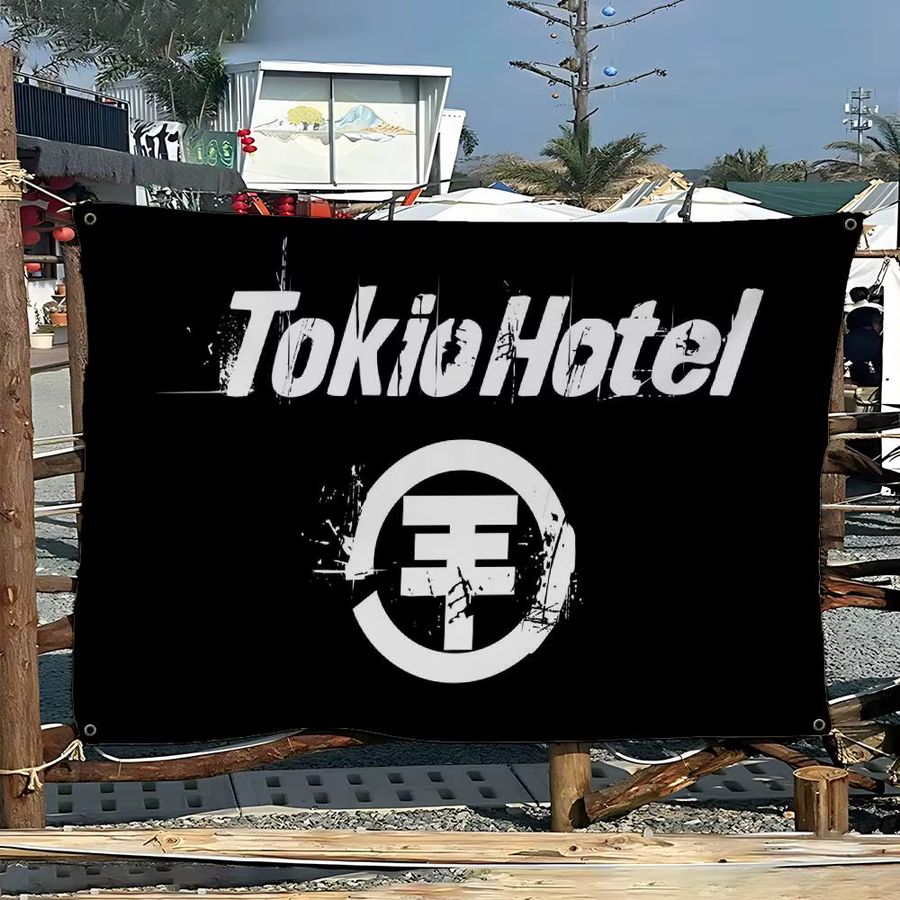T-Tokio H-Hotel Band Cartoon Wandbehang Science Fiction Banner für dein Zimmer - Bild 4