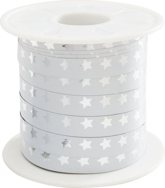 Weißes Ringelband Christmas Star aus Polypropylen für Weihnachten - Bild 1