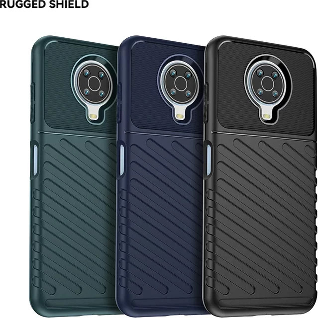Stoßfeste Silikon-Handyhülle für Nokia G10, G20 und Nokia 6,3 in Blau - Bild 1