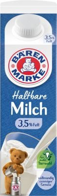 Bärenmarke H-Milch, Vollmilch, 3,5 %, 12 x 1 l - Bild 1