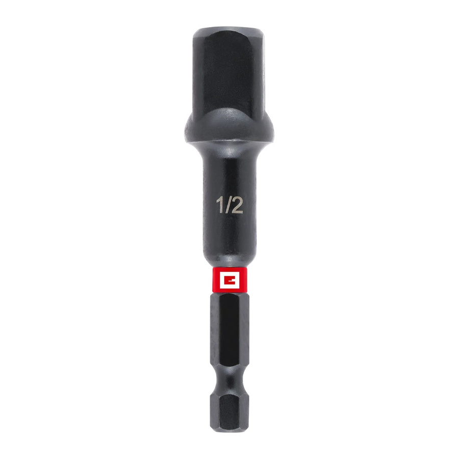 Einhell Steckschlüssel-Adapter Impact 13 mm mit 1/2 Zoll Antrieb in Schwarz aus Edelstahl - Bild 2