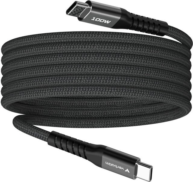 Verbatim USB-C auf USB-C Magnetkabel 100W Schwarz 1,2m - Bild 2