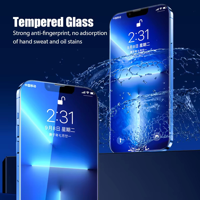6er Set Displayschutzfolien aus gehärtetem Glas für Apple iPhone Modelle, transparent - Bild 5