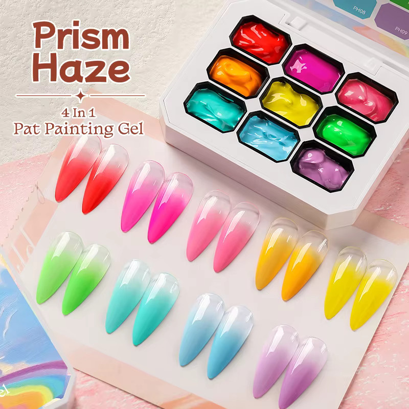 UR SUGAR Pat Painting Gel Nagelset, 3-teilig, Soak-Off UV Gel Lack Kit - Bild 2