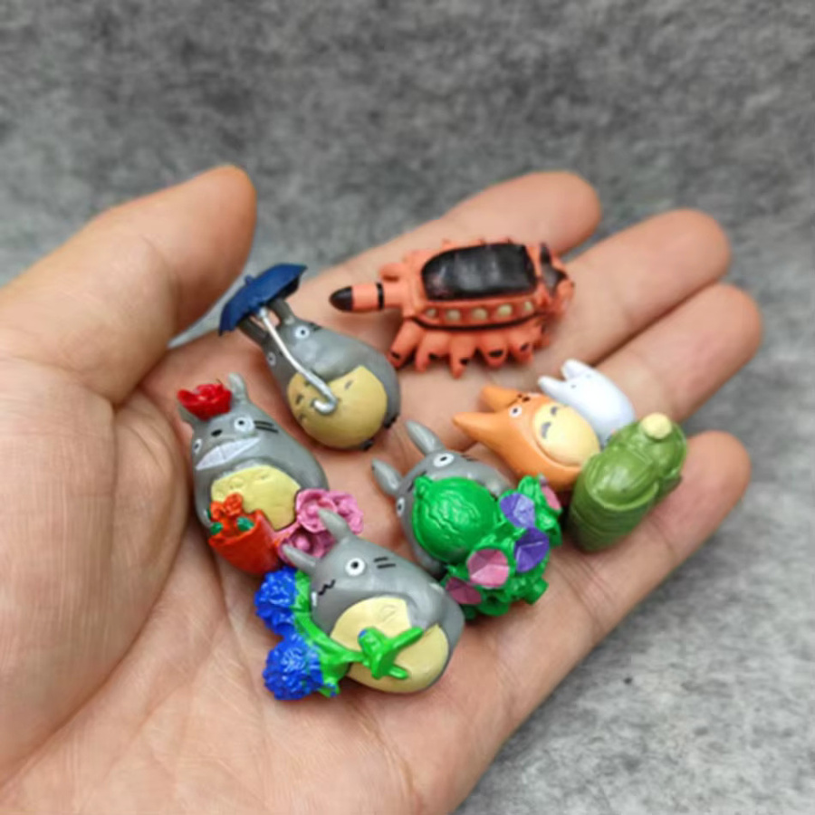 Bandai Totoro Figur, Mini-Statue, 1-12 Stück Set - Bild 4