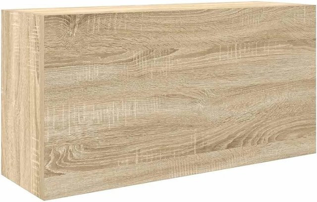 vidaXL Bad-Wandschrank Sonoma-Eiche aus Holzwerkstoff, B/T/H: 80 x 25 x 40 cm - Bild 1