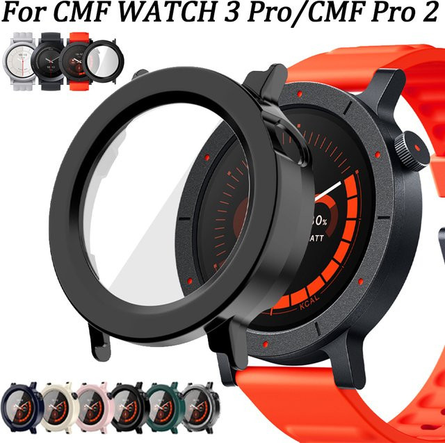 Nothing CMF Watch 3 Pro Bumper Case, Schwarz, Kunststoff - Bild 1