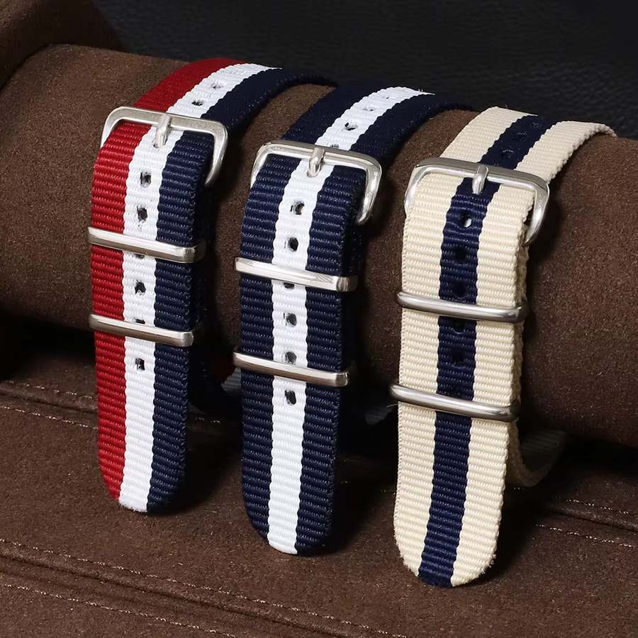 onthelevel Uhrenarmband Nylon, Edelstahl, Herren - Bild 2