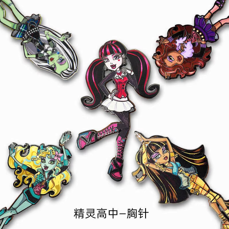 Monster High Brosche, Legierungsabzeichen, Bunt / Mehrfarbig - Bild 3