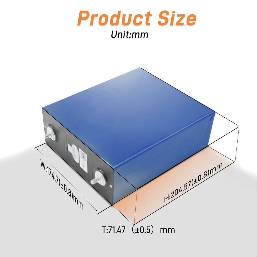 Foursun CALB 314Ah LiFePO4 Batterie Set, 4 Stück, 3,2V Klasse A, für Solarenergiespeicher und Wohnmobil-DIY-Systeme - Bild 4
