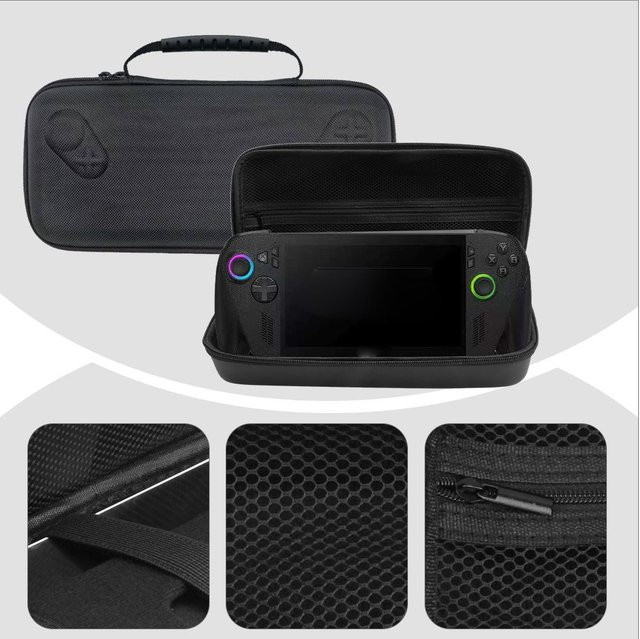 Wasserdichte Tragetasche mit Zipper für ROG Xbox Ally Handheld in Schwarz - Bild 1