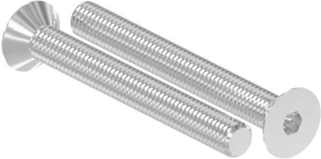 FeNau Senkkopfschraube M8 x 70 mm aus Edelstahl A2-70 mit Innensechskant ISO 10642 in Silber - Bild 1