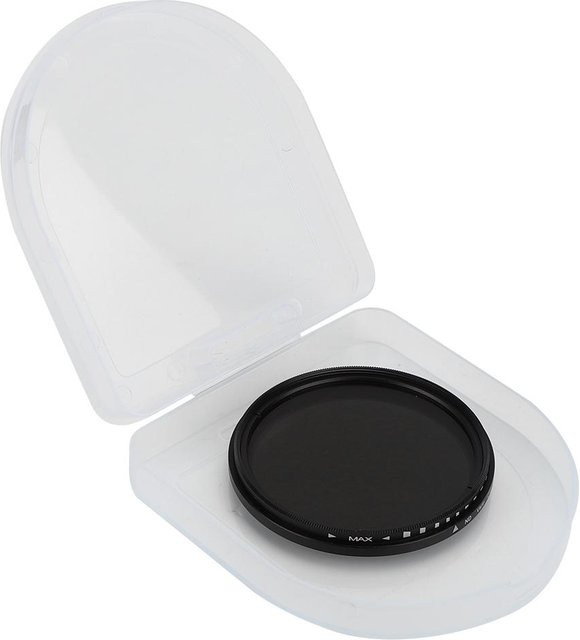 Junestar ND-Filter Neutraldichteobjektiv 58 mm in Schwarz für Canon Nikon Sony Pentax Olympus und Fuji Kameraobjektive - Bild 1