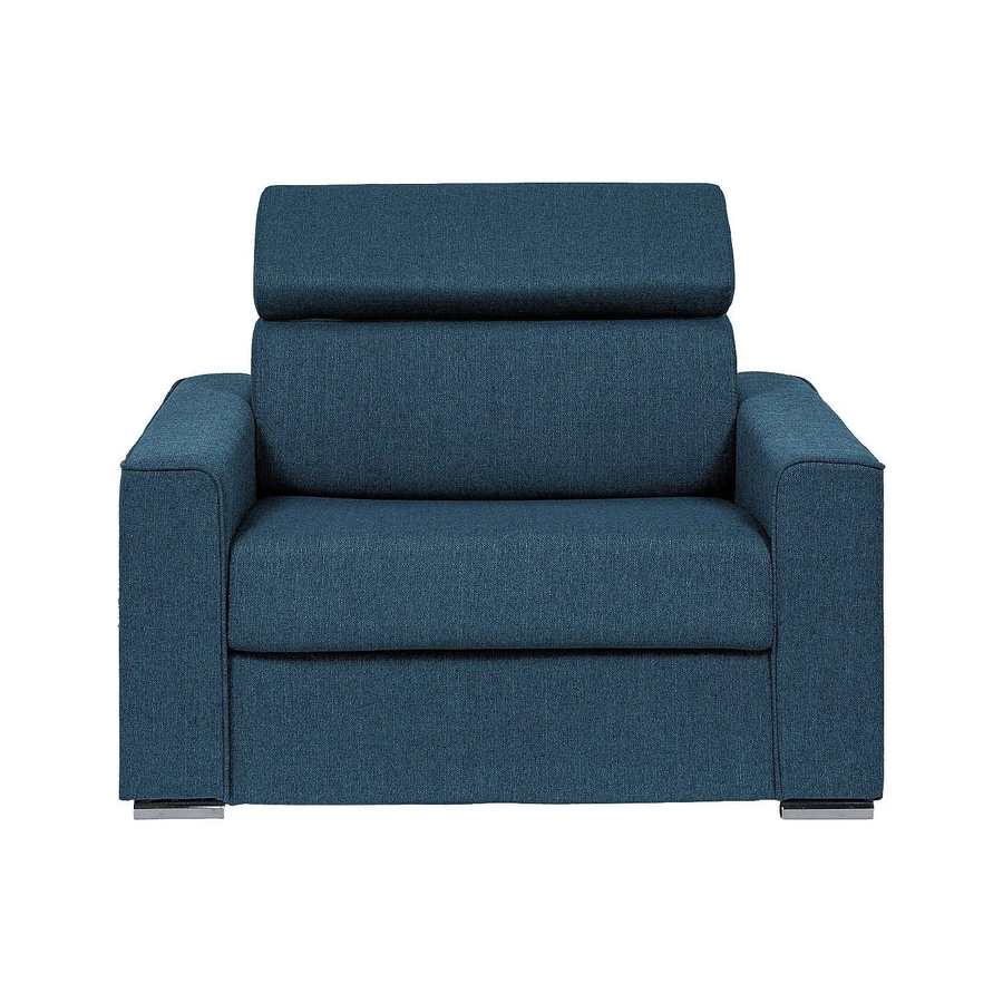 Vente-unique Schlafsessel Vizir Blau mit Armlehnen - Bild 2