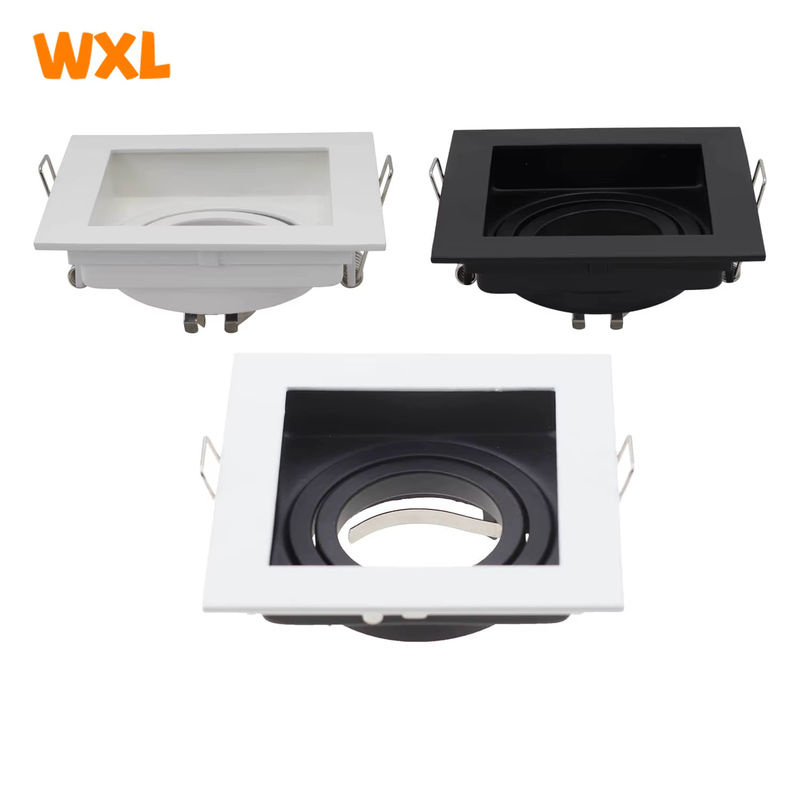 L-MANG LED-Downlight in Weiß für GU10-Leuchtmittel inklusive Montagerahmen und Reflektor zur Deckeneinbau-Beleuchtung im Innenbereich - Bild 2