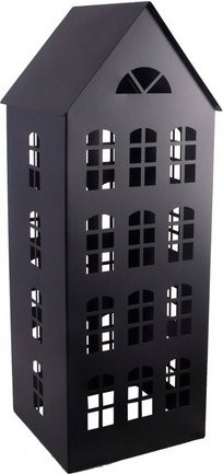CASAYA Dekohaus Metallhaus in Schwarz, Breite: 22 cm, Höhe: 57 cm, Tiefe: 21,5 cm - Bild 1