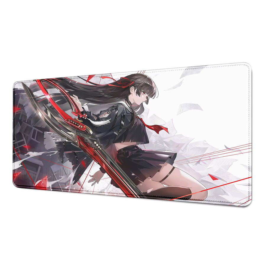 BuDuCoost Gaming Mousepad Wuthering Waves Chisa Anime Mädchen Schreibtischunterlage Multicolour - Bild 4
