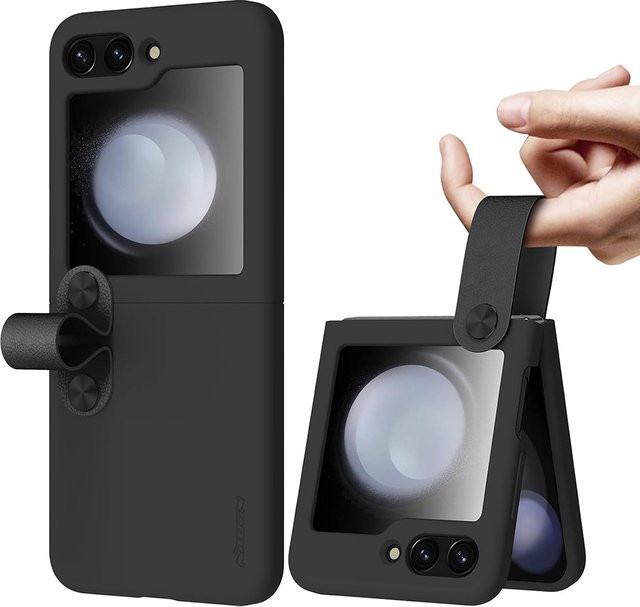 Nillkin Flex Schutzhülle für Samsung Galaxy Z Flip5 F731 in Schwarz - Bild 1