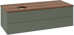 V&B Antao Waschtischunterschrank mit Beleuchtung, Farbe: Grau, B/T/H: 120 x 50 x 50 cm - Bild 1