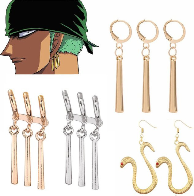 Bandai Clip Ohrringe, Gold, Metall, Unisex - Bild 1