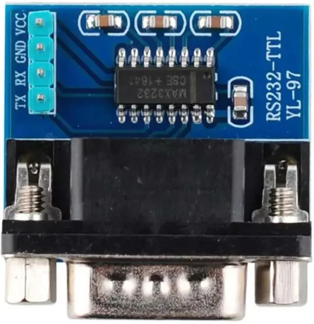 Stemedu RS232 zu TTL Modul mit DB9 Stecker und MAX3232 Chip für serielle Schnittstellen - Bild 1